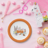BUGS BUNNY BUILDERS™| BUGS BUNNY™-kettingkunst Papieren Bordje (Feest)