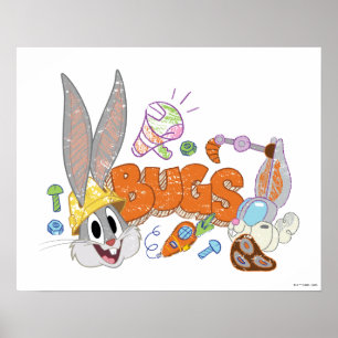 BUGS BUNNY BUILDERS™  BUGS BUNNY™-kettingkunst Poster