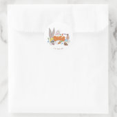 BUGS BUNNY BUILDERS™| BUGS BUNNY™-kettingkunst Ronde Sticker (Tas)