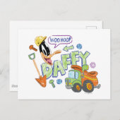 BUGS BUNNY BUILDERS™| DAFFY DUCK™-schets Briefkaart (Voorkant / Achterkant)