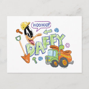 BUGS BUNNY BUILDERS™  DAFFY DUCK™-schets Briefkaart