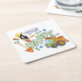 BUGS BUNNY BUILDERS™| DAFFY DUCK™-schets Kartonnen Onderzetters (Schuin)