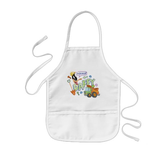 BUGS BUNNY BUILDERS™| DAFFY DUCK™ Schets Kunst Kinder Schort (Voorkant)