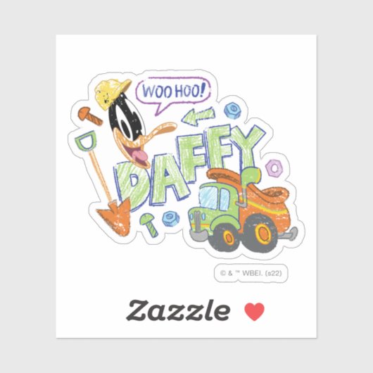 BUGS BUNNY BUILDERS™| DAFFY DUCK™-schets Sticker (Vel)