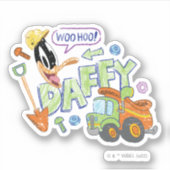BUGS BUNNY BUILDERS™| DAFFY DUCK™-schets Sticker (Voorkant)