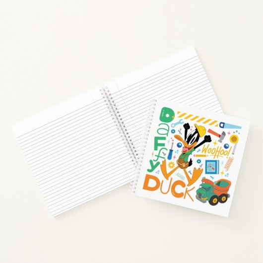 BUGS BUNNY BUILDERS™| DAFFY DUCK™ Werk Gereedschap Notitieboek (Binnen)