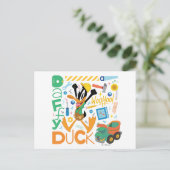 BUGS BUNNY BUILDERS™| DAFFY DUCK™ Worktools Briefkaart (Staand voorkant)