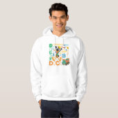 BUGS BUNNY BUILDERS™| DAFFY DUCK™ Worktools Hoodie (Voorkant volledig)