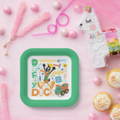 BUGS BUNNY BUILDERS™| DAFFY DUCK™ Worktools Papieren Bordje (Feest)
