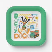 BUGS BUNNY BUILDERS™| DAFFY DUCK™ Worktools Papieren Bordje (Voorkant)