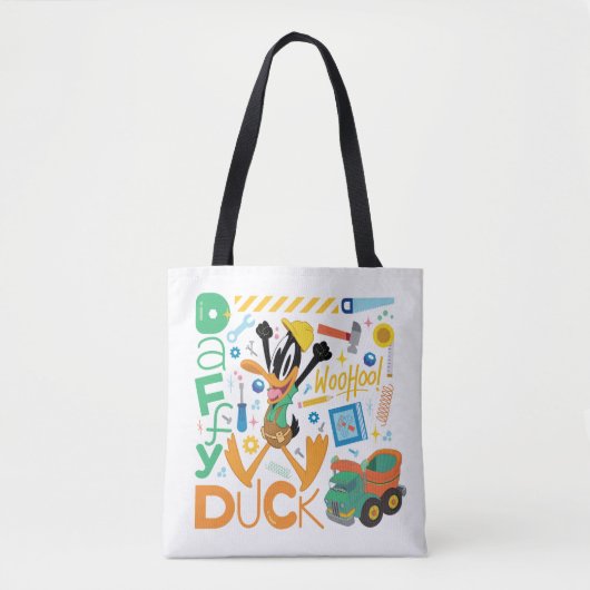 BUGS BUNNY BUILDERS™| DAFFY DUCK™ Worktools Tote Bag (Voorkant)