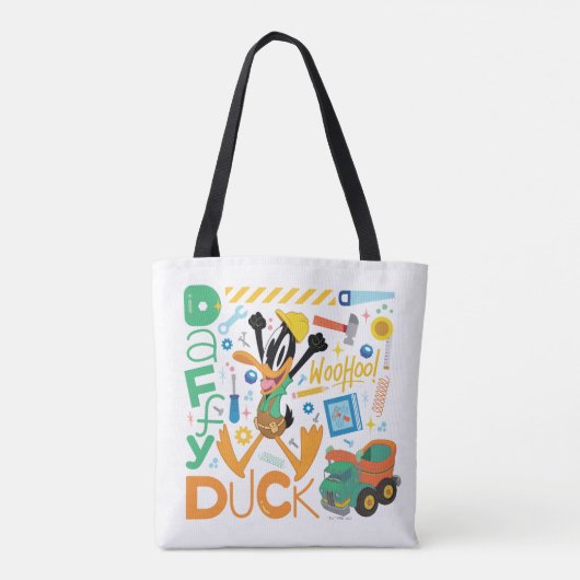 BUGS BUNNY BUILDERS™| DAFFY DUCK™ Worktools Tote Bag (Achterkant)
