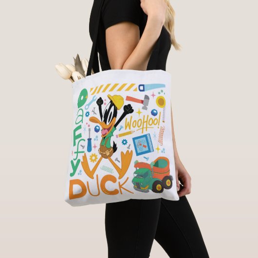 BUGS BUNNY BUILDERS™| DAFFY DUCK™ Worktools Tote Bag (Dichtbij)