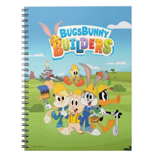 BUGS BUNNY BUILDERS™| De Looney Bouwers Groep Notitieboek (Voorkant)
