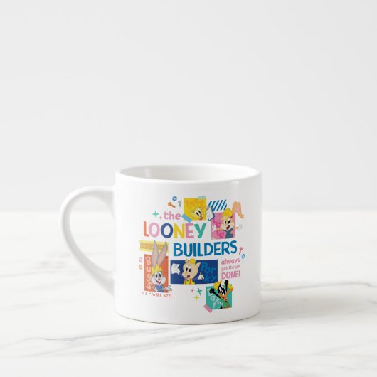 BUGS BUNNY BUILDERS™| De Looney Builders Collage Espresso Kop (Links)