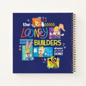 BUGS BUNNY BUILDERS™| De Looney Builders Collage Notitieboek (Achterkant)
