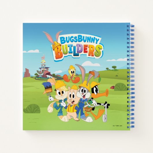 BUGS BUNNY BUILDERS™| De Looney Builders-groep Notitieboek (Achterkant)