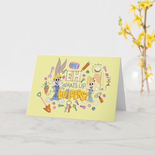 BUGS BUNNY BUILDERS™| Eh, wat zit er in Builders? Kaart (Gele Bloem)