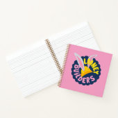 BUGS BUNNY BUILDERS™| Gebogen Logo met Bouwhelm Notitieboek (Binnen)