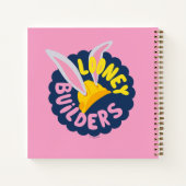 BUGS BUNNY BUILDERS™| Gebogen Logo met Bouwhelm Notitieboek (Achterkant)