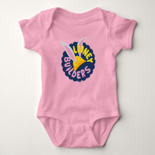 BUGS BUNNY BUILDERS™  Gebogen logo met helm Romper