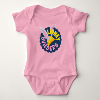 BUGS BUNNY BUILDERS™| Gebogen logo met helm Romper