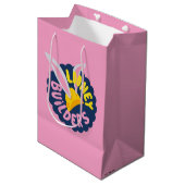 BUGS BUNNY BUILDERS™| Gebogen logo met veiligheids Medium Cadeauzakje (Voorkant Gekanteld)