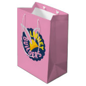 BUGS BUNNY BUILDERS™| Gebogen logo met veiligheids Medium Cadeauzakje (Achterkant Gekanteld)