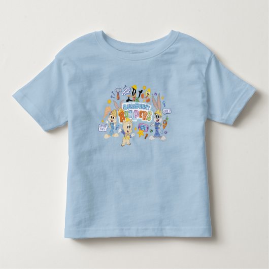 BUGS BUNNY BUILDERS™| Group Sketch Art Kinder Shirts (Voorkant)