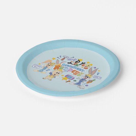 BUGS BUNNY BUILDERS™| Group Sketch Art Papieren Bordje (Gekanteld)