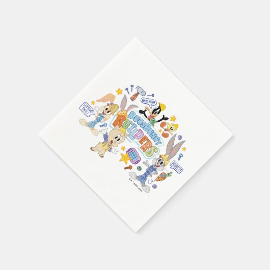 BUGS BUNNY BUILDERS™| Group Sketch Art Servet (Hoek)