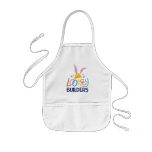 BUGS BUNNY BUILDERS™  Hard Hat Gestapeld Logo Kinder Schort