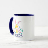 BUGS BUNNY BUILDERS™| Hard Hat Gestapeld Logo Mok (Voorkant links)