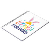 BUGS BUNNY BUILDERS™| Hard Hat Gestapeld Logo Notitieboek (Linkerzijde)