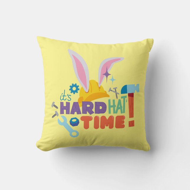 BUGS BUNNY BUILDERS™| Het is tijd voor een helm Kussen (Voorkant)