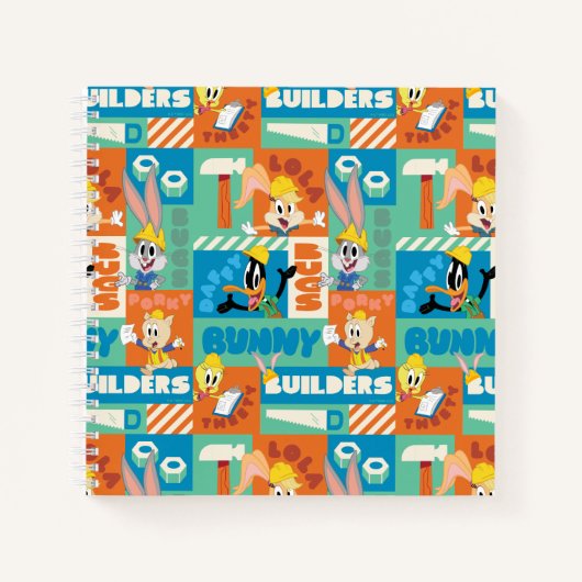 BUGS BUNNY BUILDERS™| Karakter rasterpatroon Notitieboek (Voorkant)