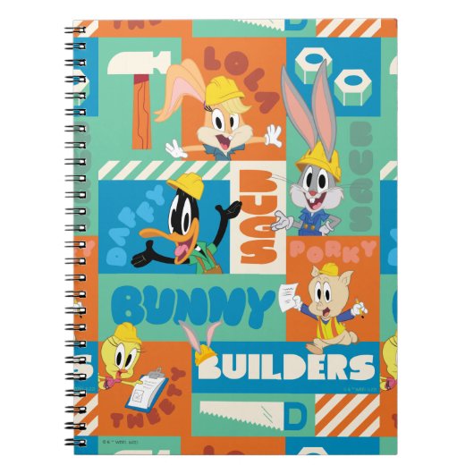 BUGS BUNNY BUILDERS™| Karakter rasterpatroon Notitieboek (Voorkant)