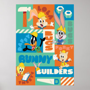 BUGS BUNNY BUILDERS™ Karakterrasterpatroon Poster
