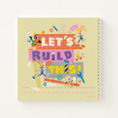 BUGS BUNNY BUILDERS™| "Laten we dit bouwen" Bouwpl Notitieboek (Achterkant)