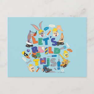 BUGS BUNNY BUILDERS™  "Laten we dit bouwen" Collag Briefkaart