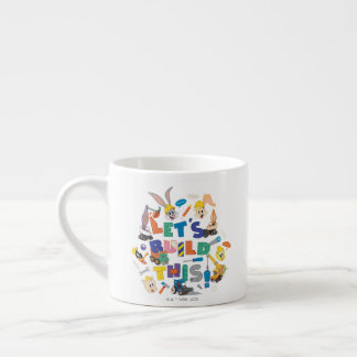 BUGS BUNNY BUILDERS™| "Laten we dit bouwen" Collag Espresso Kop