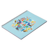 BUGS BUNNY BUILDERS™| "Laten we dit bouwen" Collag Notitieboek (Linkerzijde)