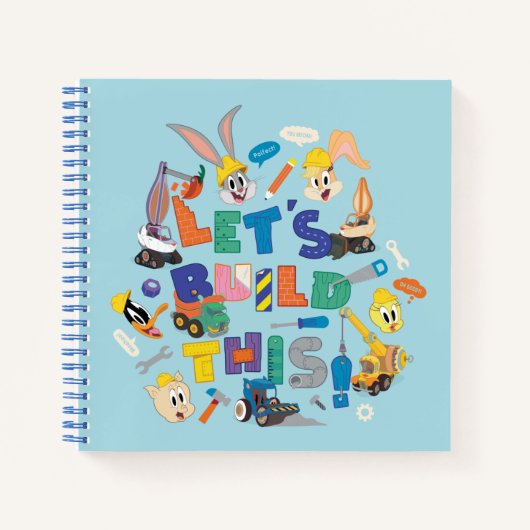 BUGS BUNNY BUILDERS™| "Laten we dit bouwen" Collag Notitieboek (Voorkant)