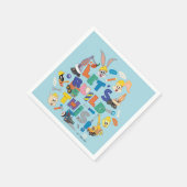 BUGS BUNNY BUILDERS™| "Laten we dit bouwen" Collag Servet (Hoek)