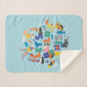 BUGS BUNNY BUILDERS™| "Laten we dit bouwen" Collag Sherpa Deken (Voorkant (horizontaal))