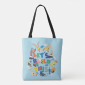 BUGS BUNNY BUILDERS™| "Laten we dit bouwen" Collag Tote Bag (Achterkant)