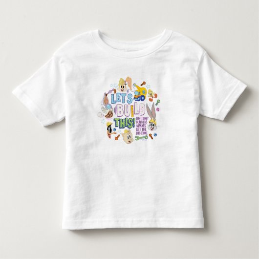 BUGS BUNNY BUILDERS™| "Laten we dit bouwen" Schets Kinder Shirts (Voorkant)