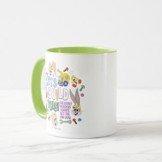 BUGS BUNNY BUILDERS™| "Laten we dit bouwen" Schets Mok (Voorkant links)