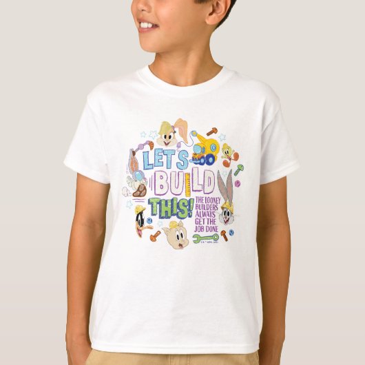 BUGS BUNNY BUILDERS™| "Laten we dit bouwen" Schets T-shirt (Voorkant)