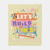 BUGS BUNNY BUILDERS™| "Laten we dit bouwen" Werksi Fleece Deken (Voorkant)
